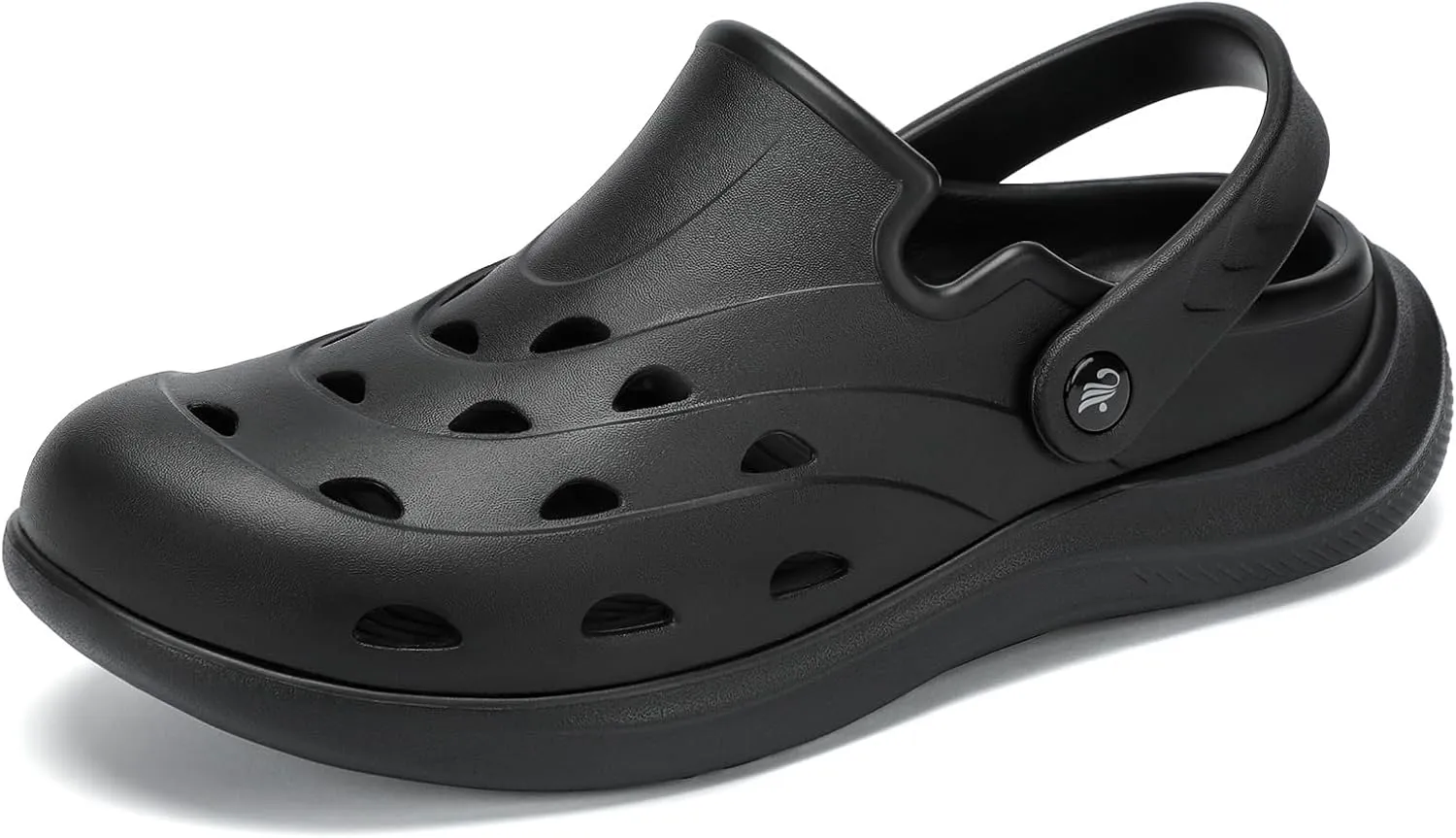 Kricely Clogs for Men with Arch Support Shower Hiking Sandals for Beach Water, Recovery Plantar Fasciitis Orthotic Slides