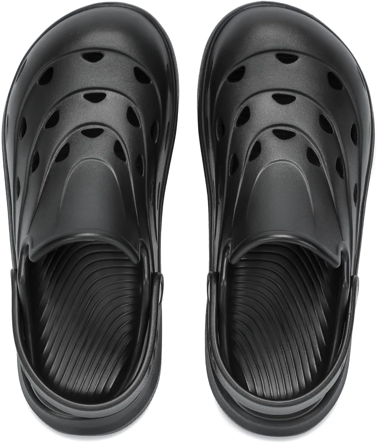 Kricely Clogs for Men with Arch Support Shower Hiking Sandals for Beach Water, Recovery Plantar Fasciitis Orthotic Slides