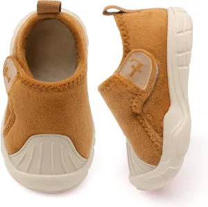 L-RUN Toddler Slippers Soft Boys Girls Barefoot House Slippers Anti-slip Lightweight Home Shoes for Indoor Outdoor Walking