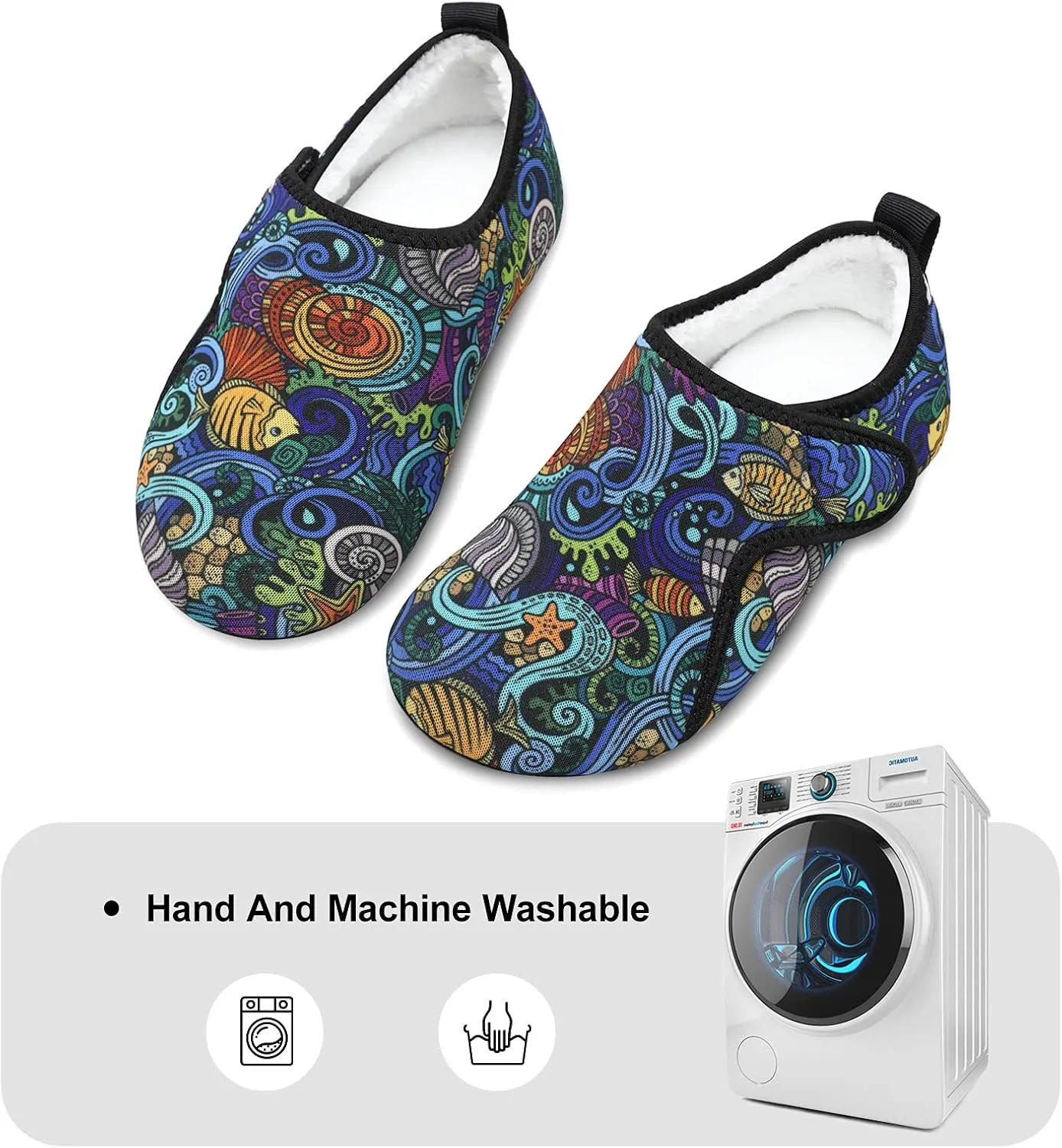 L-RUN Womens Mens House Slippers Indoor Home Shoes Warm Barefoot Slippers Outdoor House Shoes Anti-slip