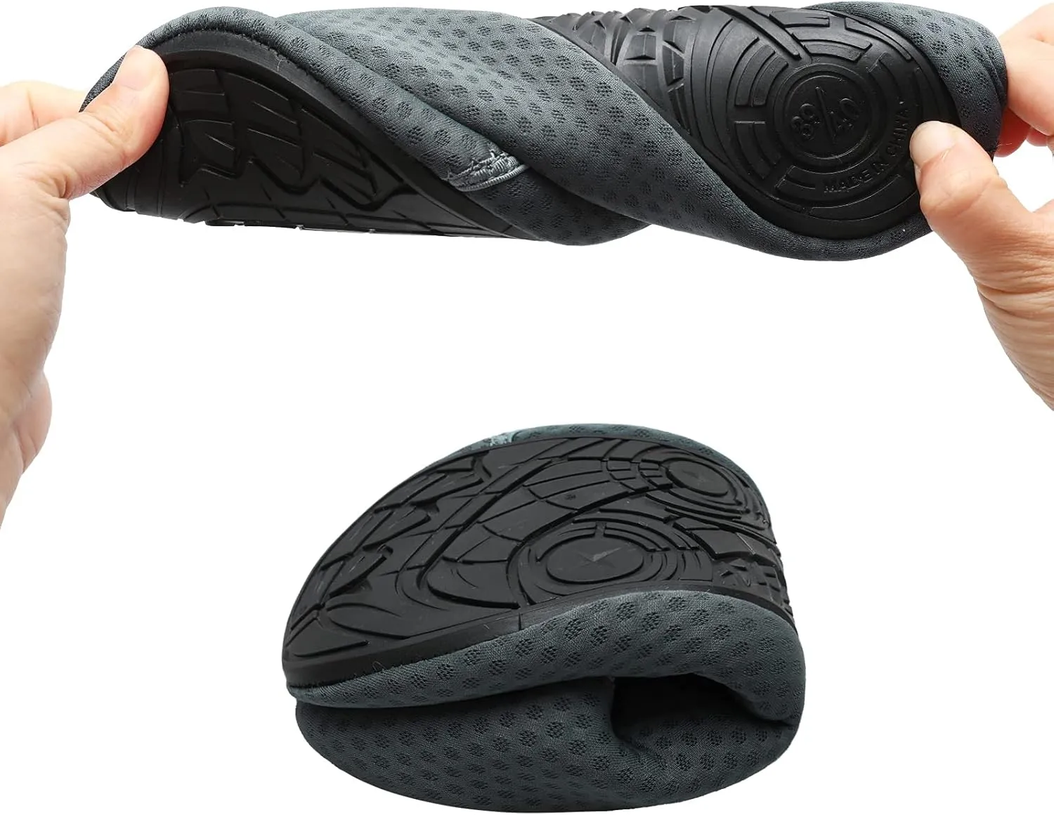 L-RUN Womens Mens House Slippers Indoor Home Shoes Warm Barefoot Slippers Outdoor House Shoes Anti-slip