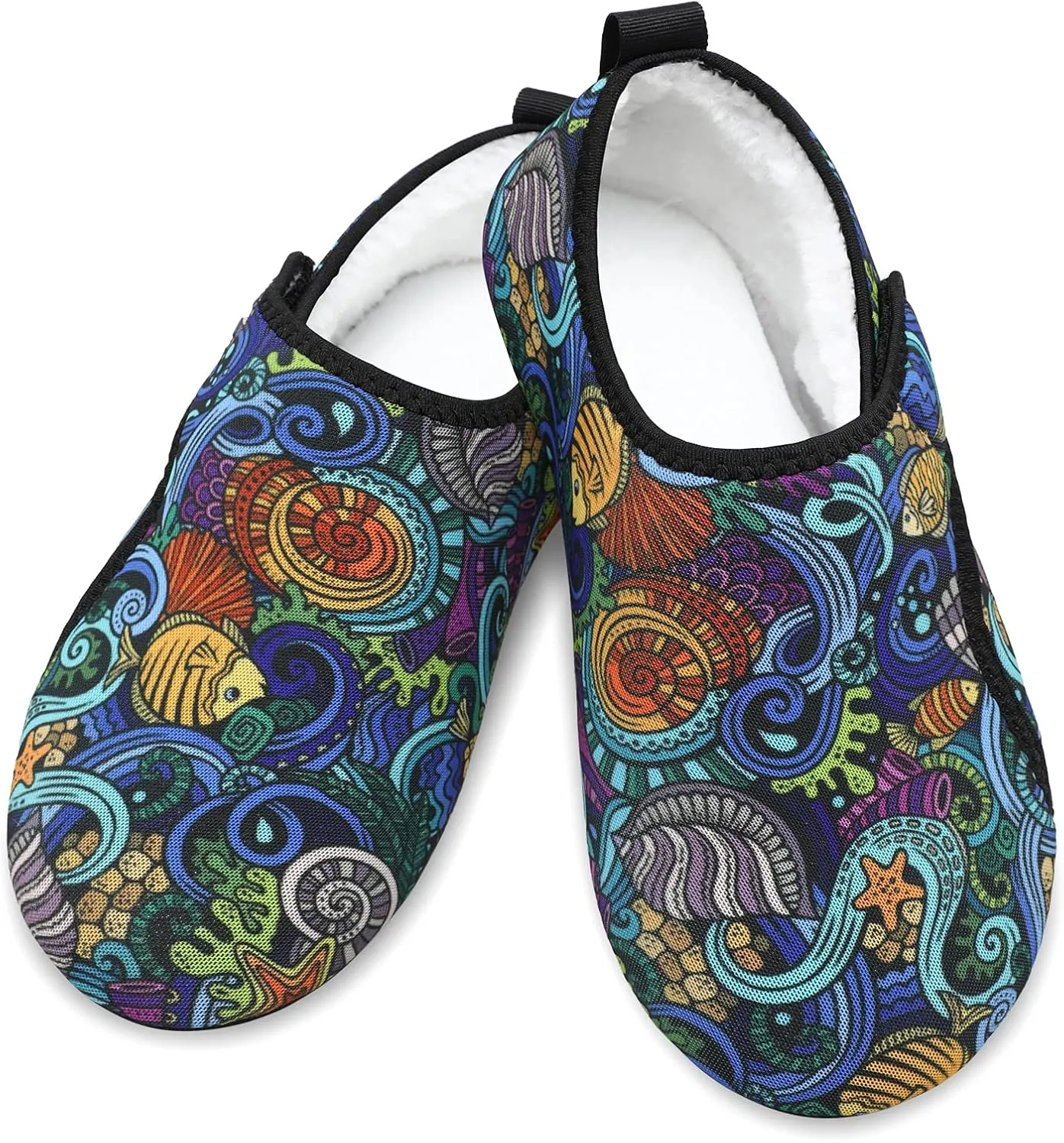L-RUN Womens Mens House Slippers Indoor Home Shoes Warm Barefoot Slippers Outdoor House Shoes Anti-slip