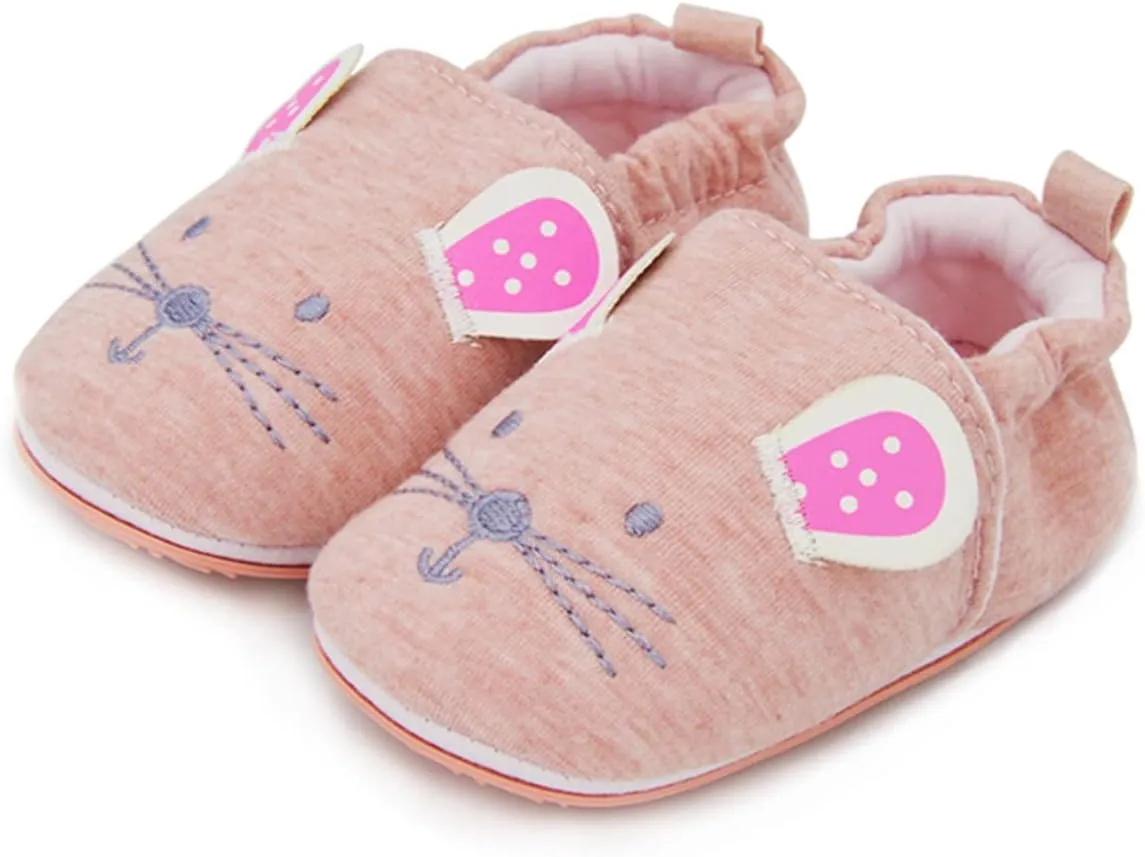 LAFEGEN Baby Boy Girl Walking Shoes Non Slip Soft Sole Infant Toddler Slipper Newborn Moccasins First Walker House Crib Sneaker Shoes