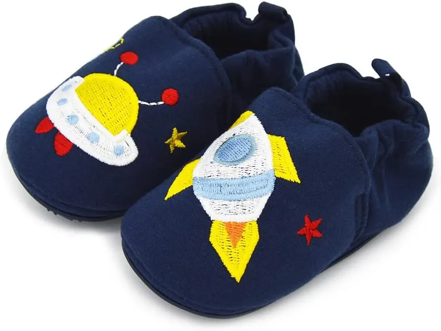 LAFEGEN Baby Boy Girl Walking Shoes Non Slip Soft Sole Infant Toddler Slipper Newborn Moccasins First Walker House Crib Sneaker Shoes