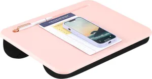 LAPGEAR Compact Lap Desk - Fits up to 15 Inch Laptops - Rose Quartz - Style No. 43104