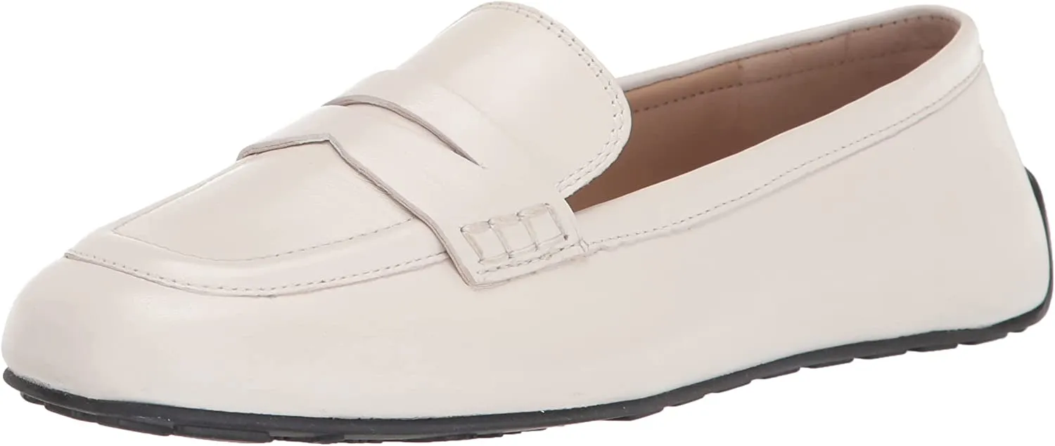Leather White Toe Slip Sam Bright Squared Flat Edelman Loafers On Impeccable Tucker Fashion Secure transactions