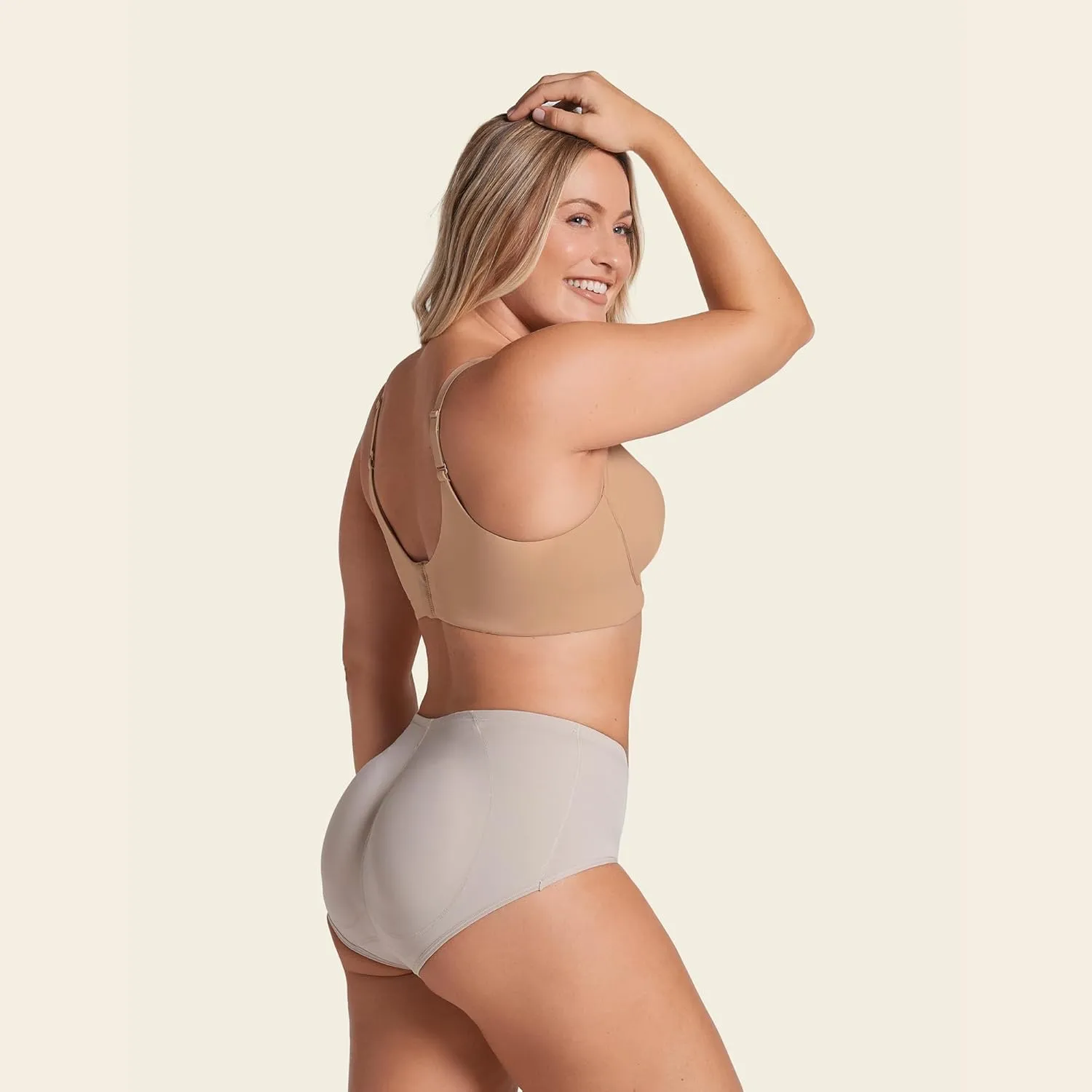 Leonisa Butt Lifting Shapewear Booty Lifting Panties for Women - Shaper Shorts and Boyshort with Butt Pads