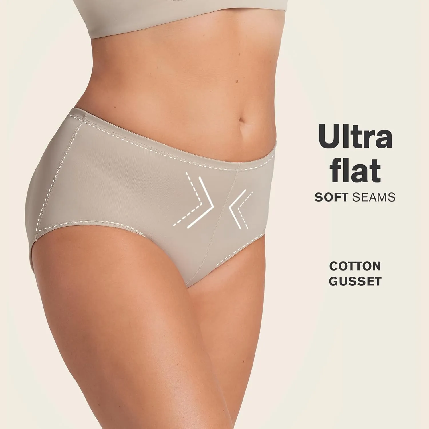 Leonisa Butt Lifting Shapewear Booty Lifting Panties for Women - Shaper Shorts and Boyshort with Butt Pads
