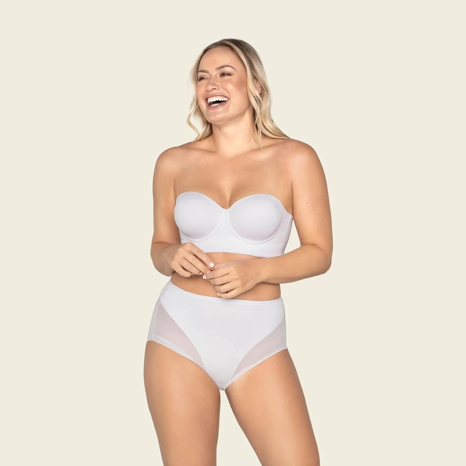 Leonisa Invisible High Waisted Tummy Control Underwear - Shapewear Panties For Women