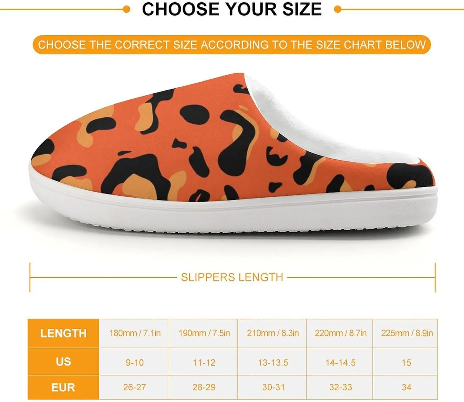 Leopard Pattern Boys Girls House Slippers with Microfleece Lining Cozy Household Shoes Non-slip for Kids