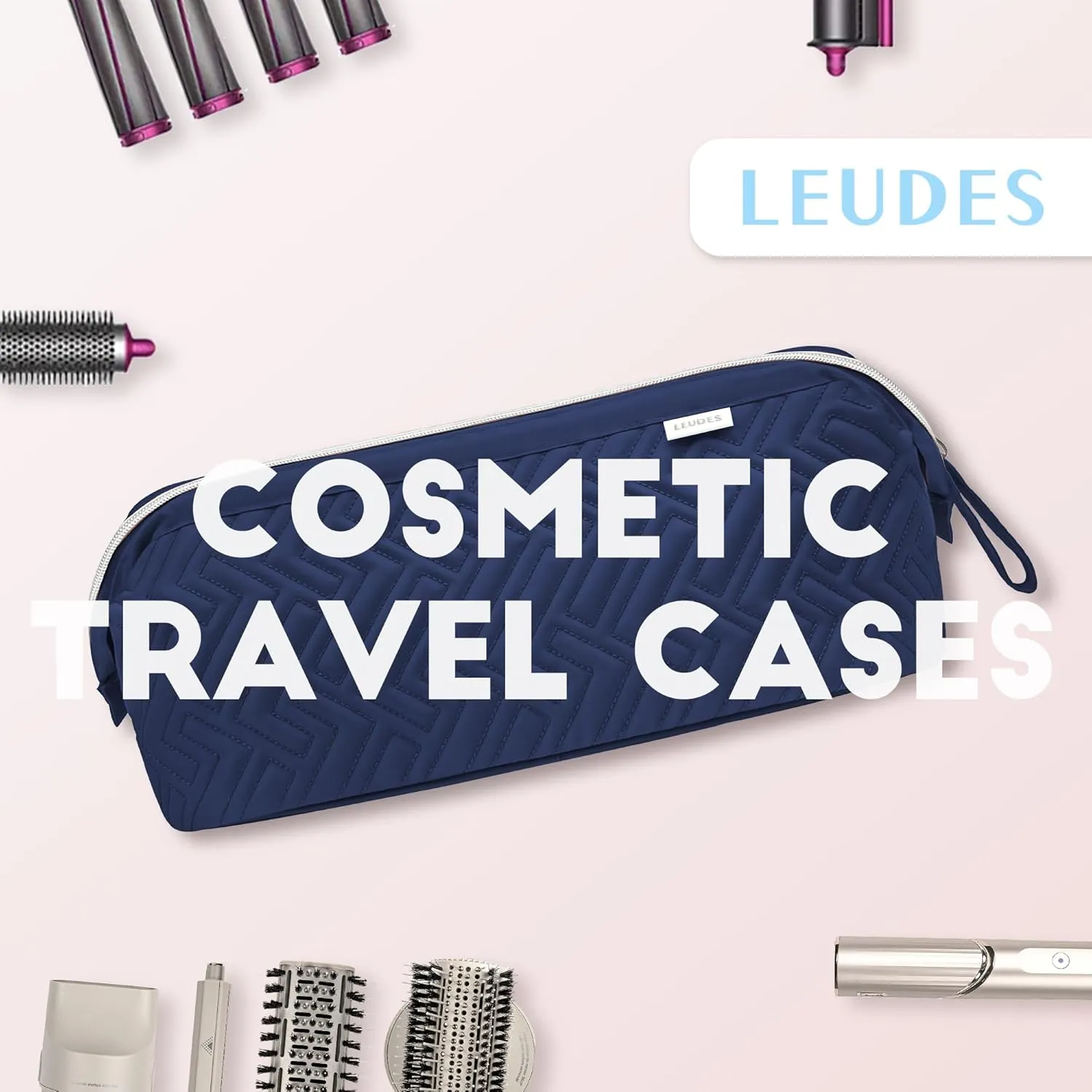 Leudes Hair Tools Travel Bag for Shark Flexstyle Carrying Case Portable Shark Hair Air Wrap Dryer Case Waterproof Dustproof Flat Curling Iron Travel Organizer