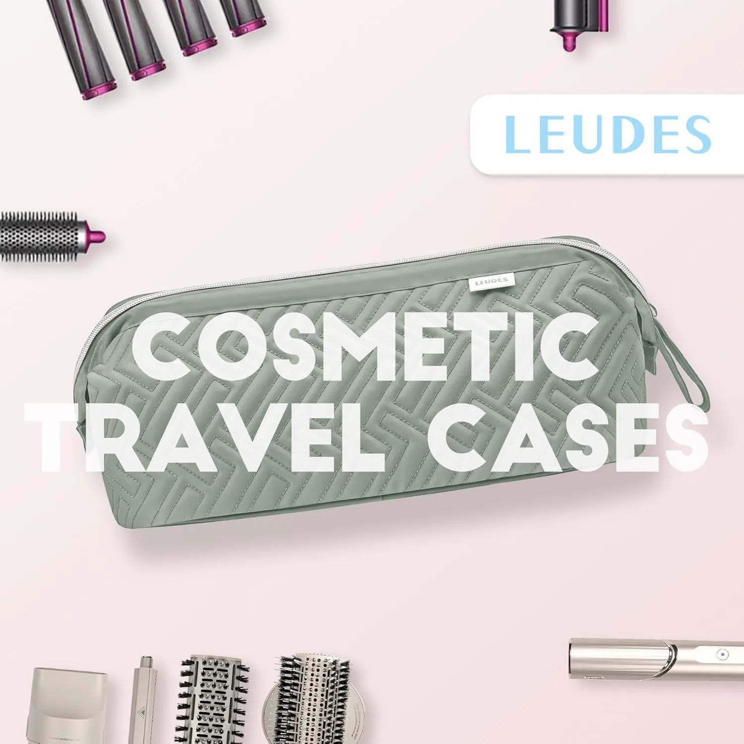 Leudes Hair Tools Travel Bag for Shark Flexstyle Carrying Case Portable Shark Hair Air Wrap Dryer Case Waterproof Dustproof Flat Curling Iron Travel Organizer