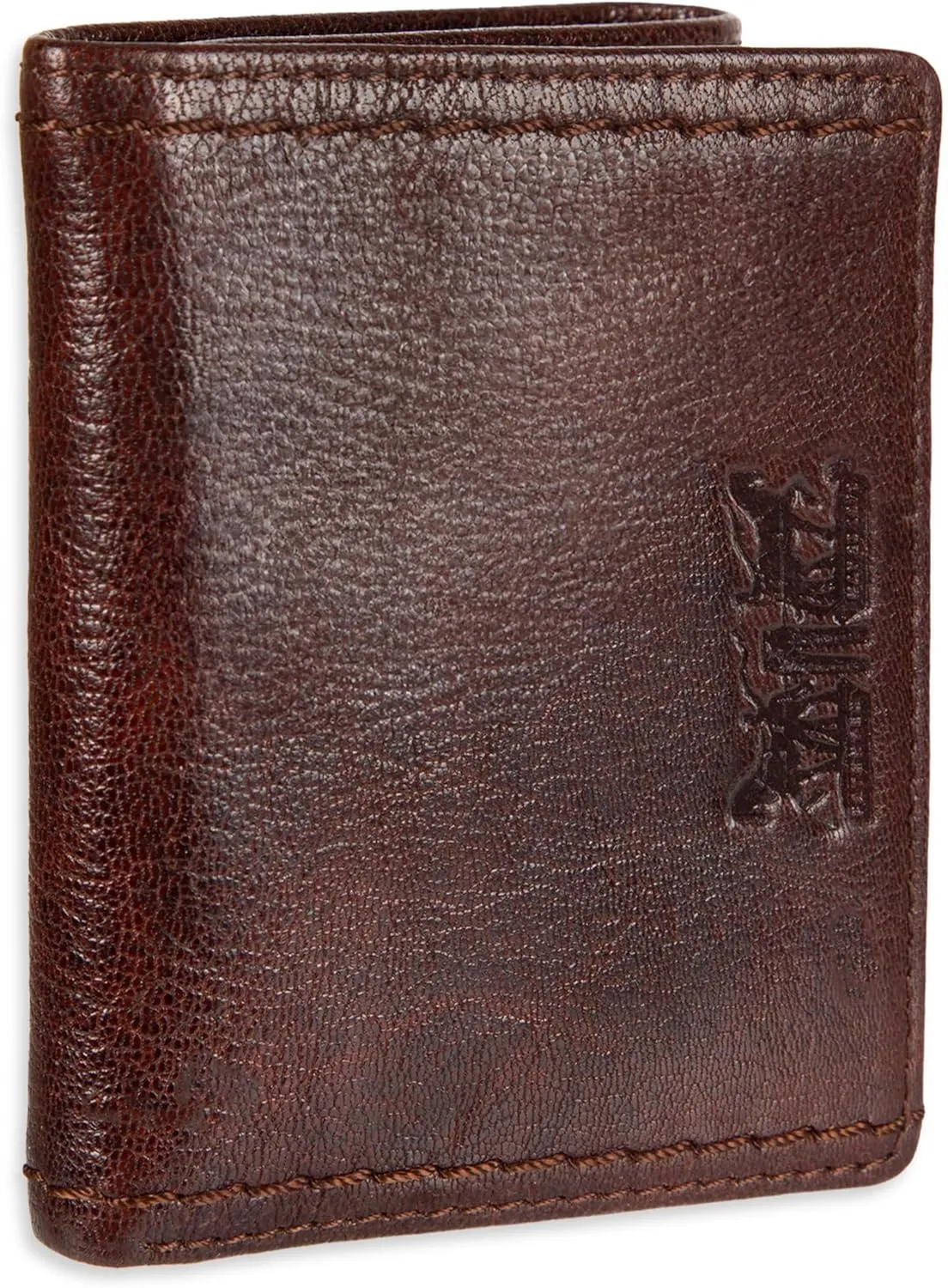 Levi's Men's Trifold Wallet-Sleek and Slim Includes Id Window and Credit Card Holder