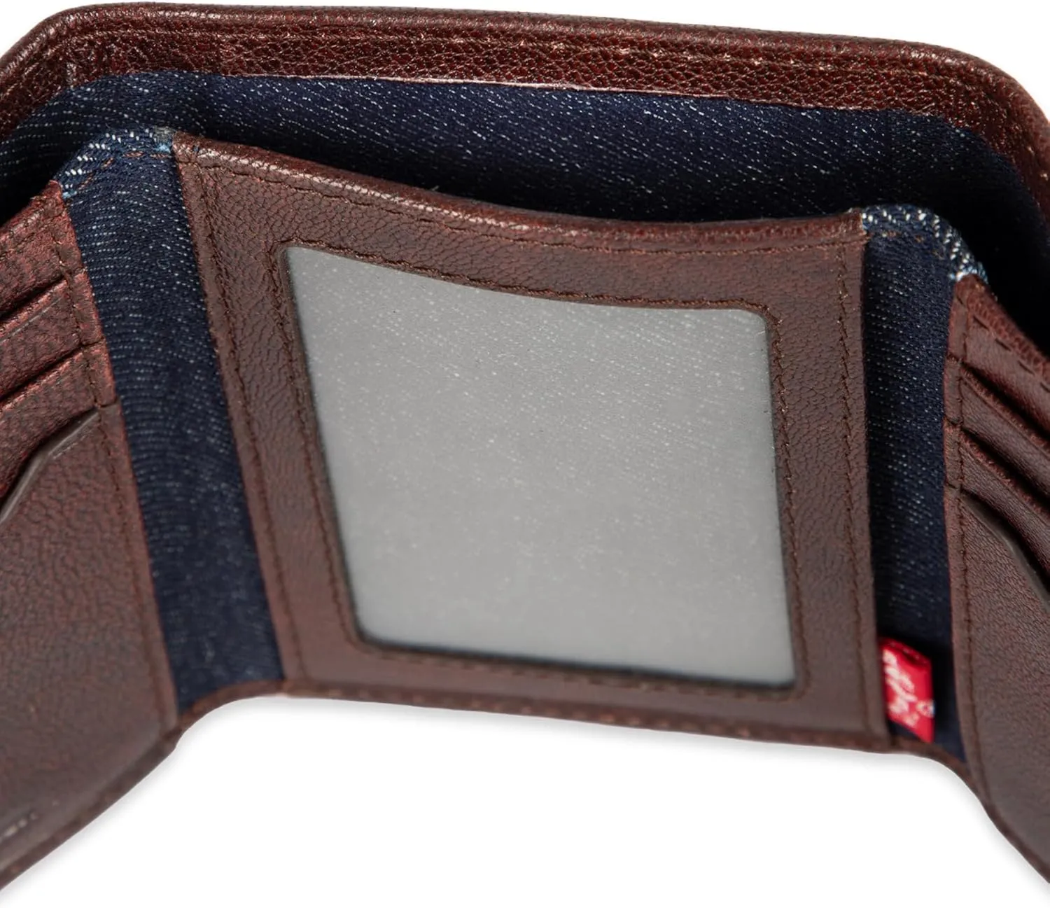 Levi's Men's Trifold Wallet-Sleek and Slim Includes Id Window and Credit Card Holder