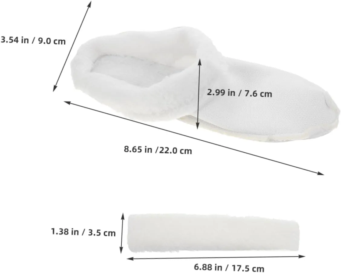 LIFKOME Warm Cozy Fluffy Inserts Replacement Inner Sole for Shoes Plush Inserts Replacement Washable Liner Winter Shoes Liners for Women Size 34-35
