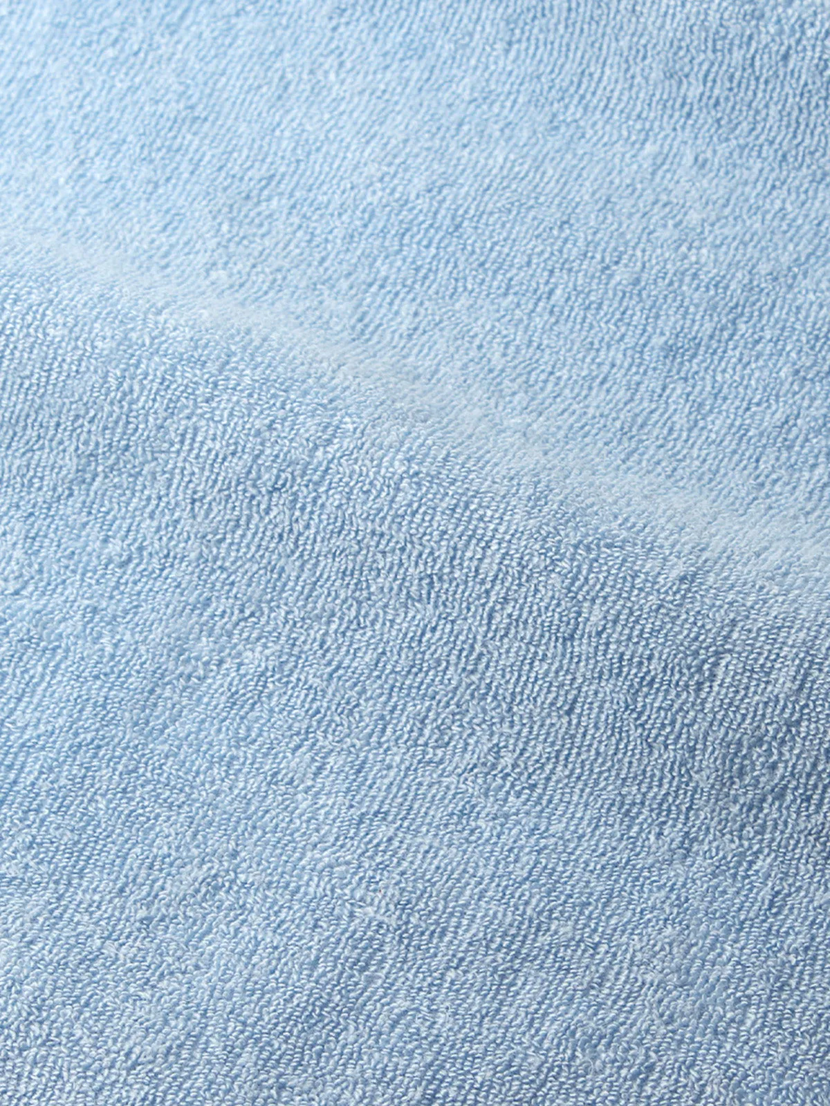 Light Blue Terry Towelling Polo Shirt