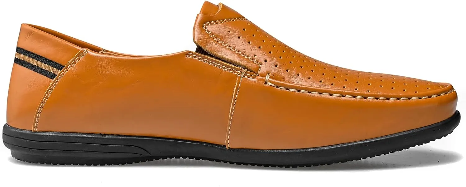 Loafer Premium Genuine Leather Men's Casual Shoes Slip On Mens Driving Penny Loafers for Men Lightweight Breathable