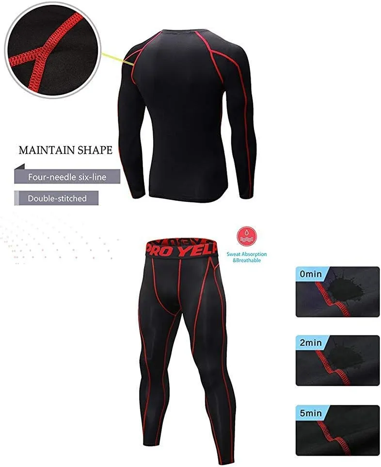 Long Underwear Mens Thermals Base Layer Men Cold Weather Gear Long Johns for Winter Cycling Running Hunting