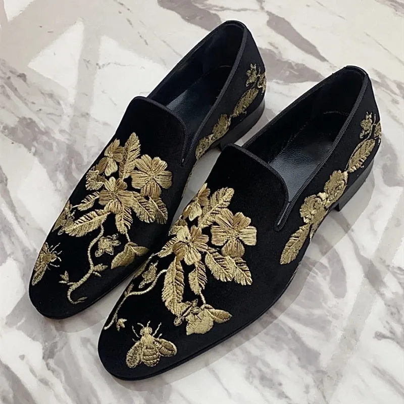 LuxeMotion™ - Embroidery Flower Loafer