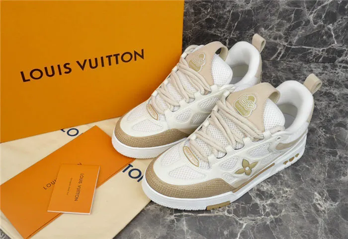 LV BEIGE SKATE Discounted delivery Client-focused service LOUIS WHITE SNEAKER VUITTON
