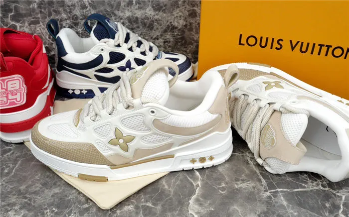LV BEIGE SKATE Discounted delivery Client-focused service LOUIS WHITE SNEAKER VUITTON