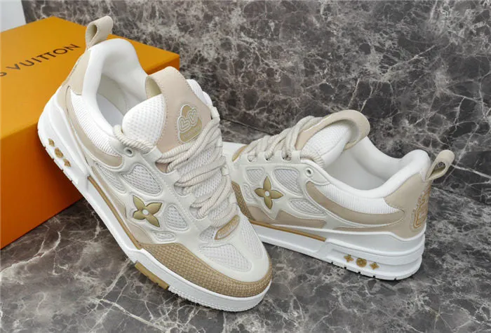 LV BEIGE SKATE Discounted delivery Client-focused service LOUIS WHITE SNEAKER VUITTON