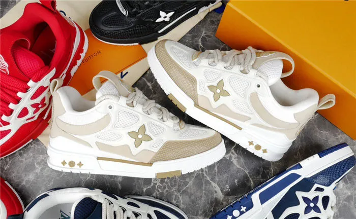 LV BEIGE SKATE Discounted delivery Client-focused service LOUIS WHITE SNEAKER VUITTON