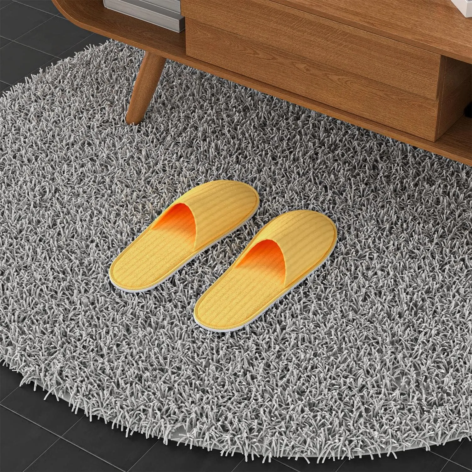 Maeline Spa Slippers, Non Slip Disposable Wholesale Bulk Hotel Slippers for Guests, Multi Color Reusable House Slippers, Indoor, Bathroom, Bedroom, Travel Slippers for Women, Men, Unisex