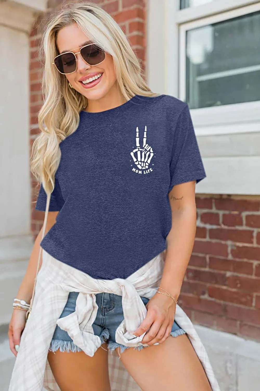Mama Shirts Mom Life T-Shirts Women Some Days I Rock It Shirt Vintage Casual Short Sleeve Tops