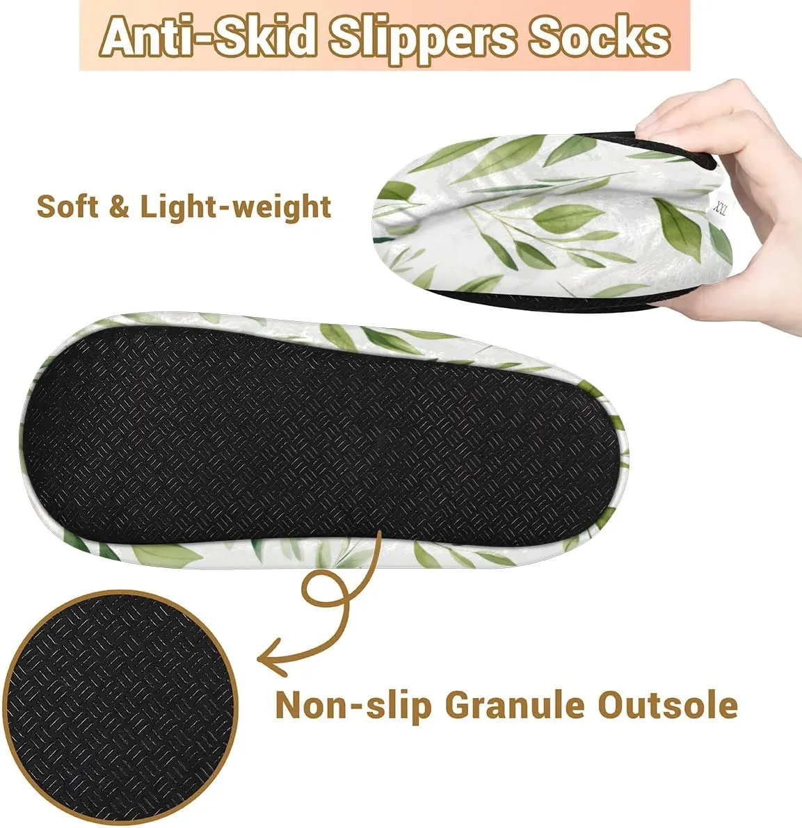 Maple Leaves Rustic Soft Home Slippers for Women Lightweight Men's House Shoes Women's Slippers