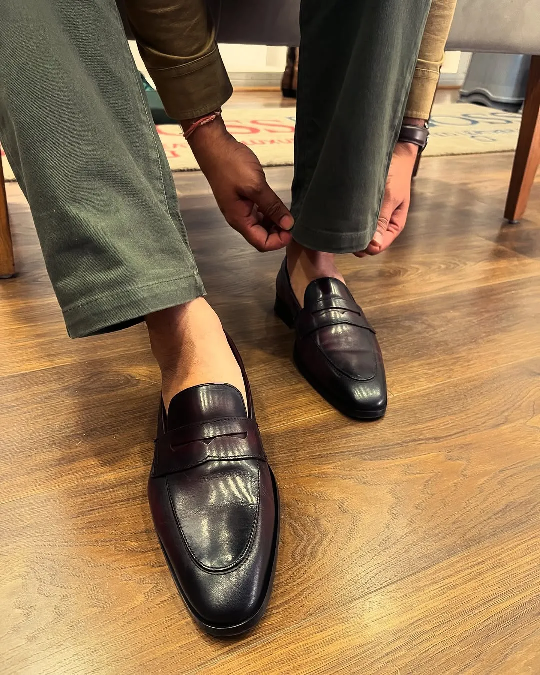 Maroon Classic Penny Loafer
