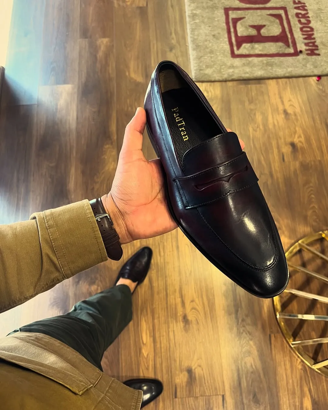 Maroon Classic Penny Loafer