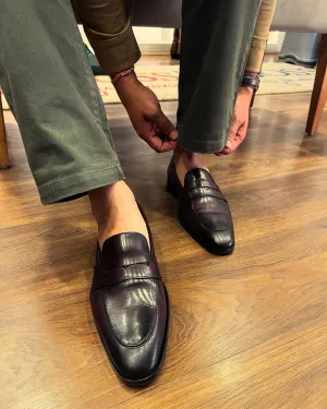 Maroon Classic Penny Loafer