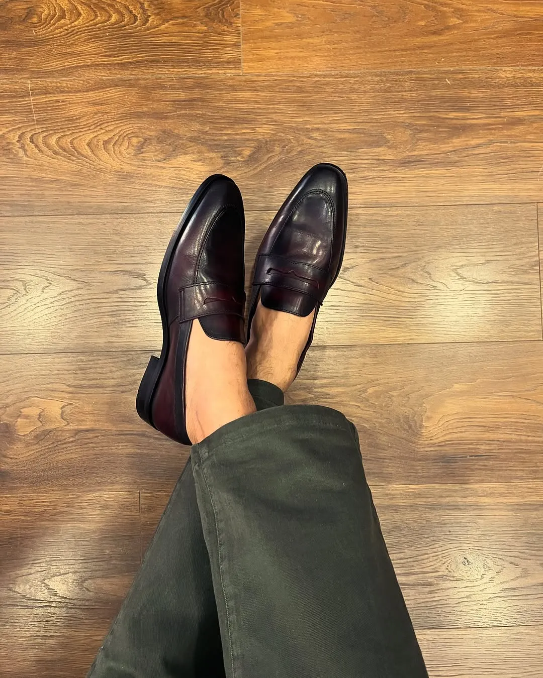 Maroon Classic Penny Loafer