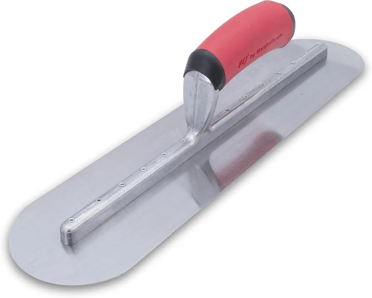 MARSHALLTOWN QLT Fully Rounded Finishing Trowels with Soft Grip Handle, 127mm Width, 508mm Length, Made in the USA, FTFR370R