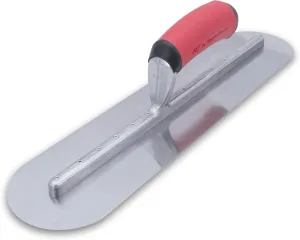 MARSHALLTOWN QLT Fully Rounded Finishing Trowels with Soft Grip Handle, 127mm Width, 508mm Length, Made in the USA, FTFR370R