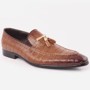 Men "Hugo" Sleek Almond Toe Slip On Shoes
