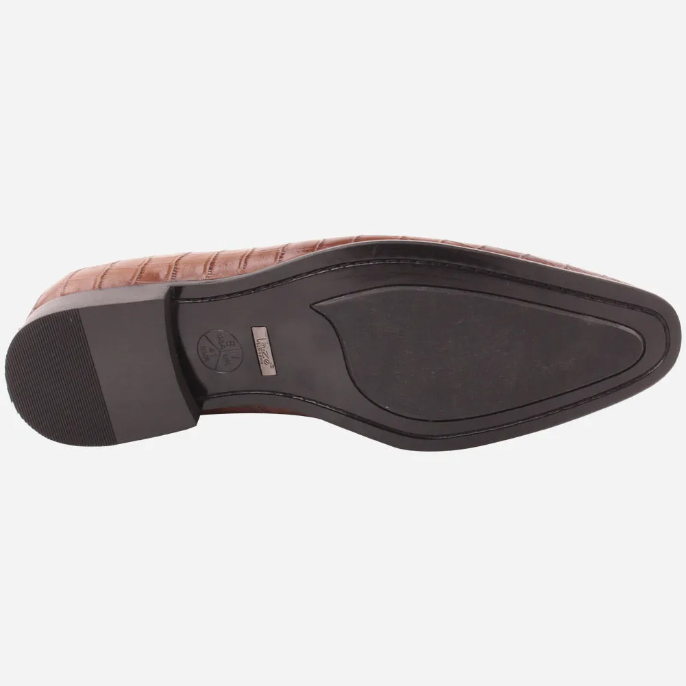 Men "Hugo" Sleek Almond Toe Slip On Shoes