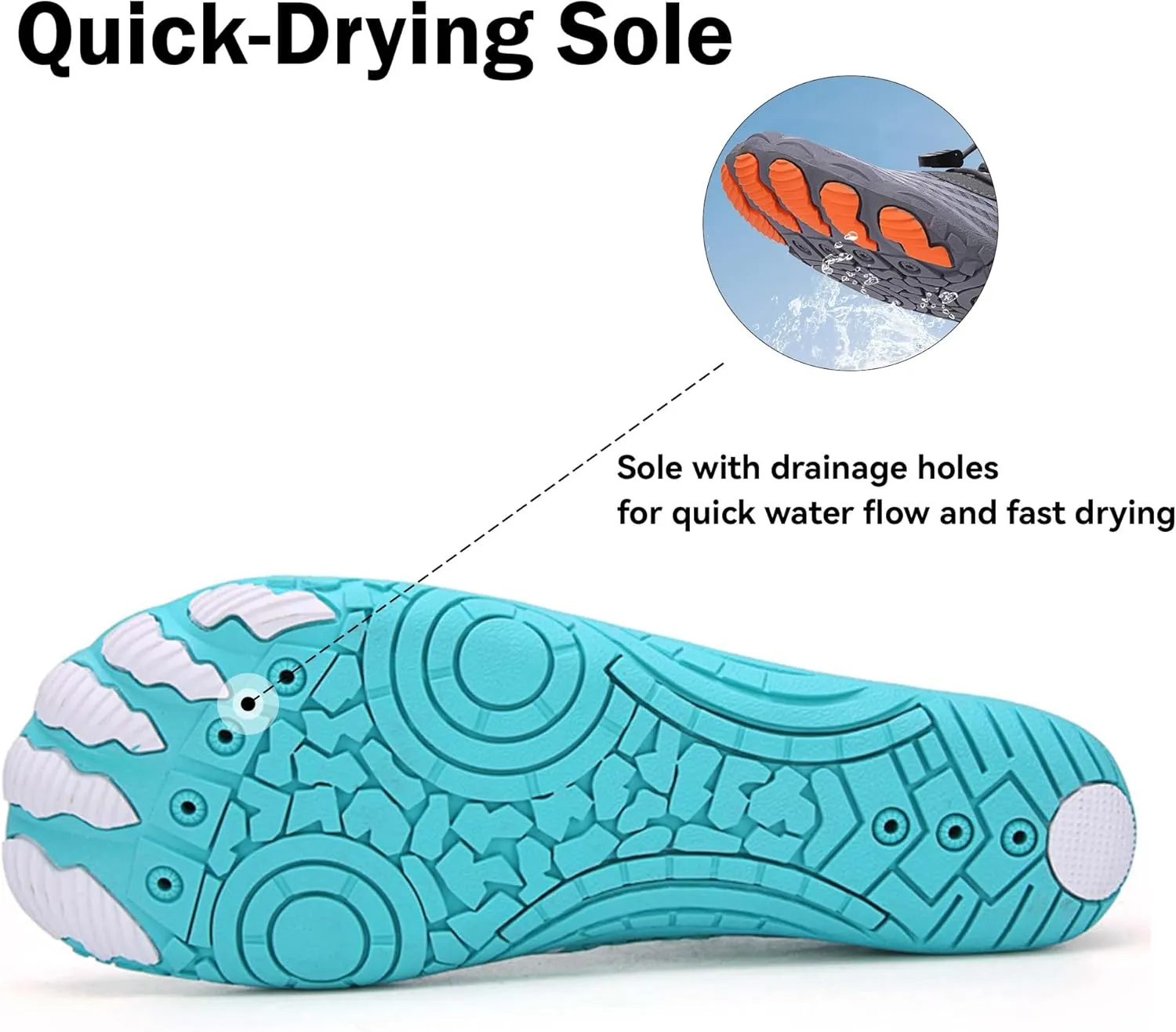 Men Women Slip On Shoes Minimalist Barefoot Shoes Beach Hiking Water Sports Shoes for Yoga Surf Outdoor Activities