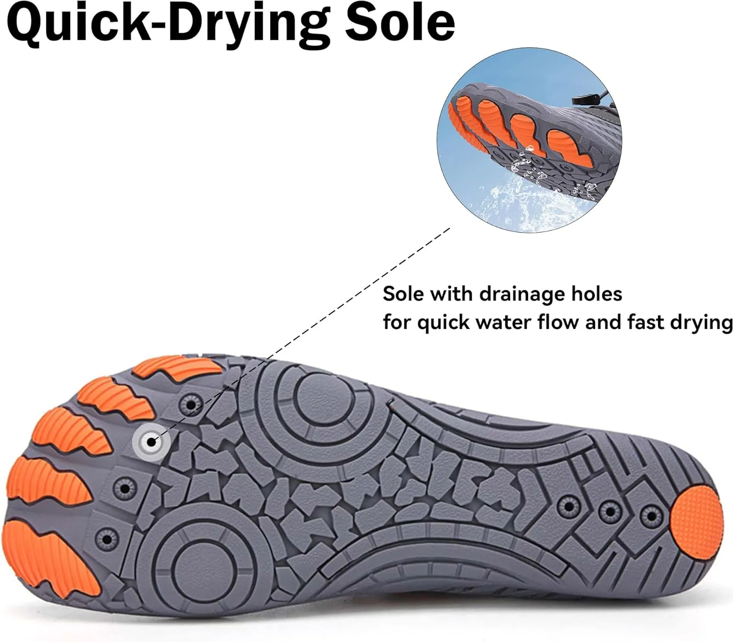 Men Women Slip On Shoes Minimalist Barefoot Shoes Beach Hiking Water Sports Shoes for Yoga Surf Outdoor Activities