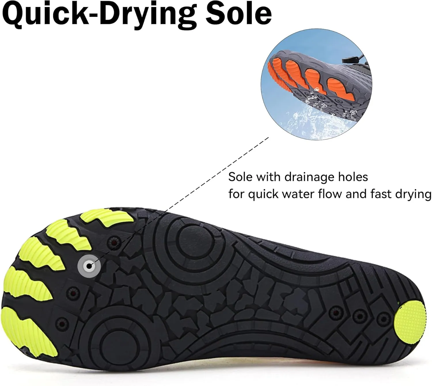 Men Women Slip On Shoes Minimalist Barefoot Shoes Beach Hiking Water Sports Shoes for Yoga Surf Outdoor Activities