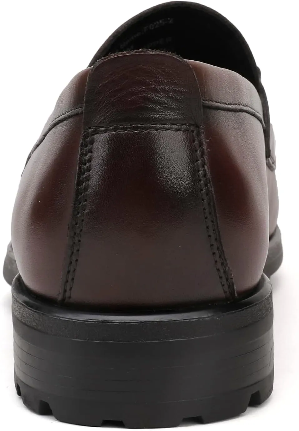 Men's Classic Leather Dress Loafers, Fashion Formal Handmade Buckle Bussiness Dress Shoes Party Slip-on Penny Loafer for Mens