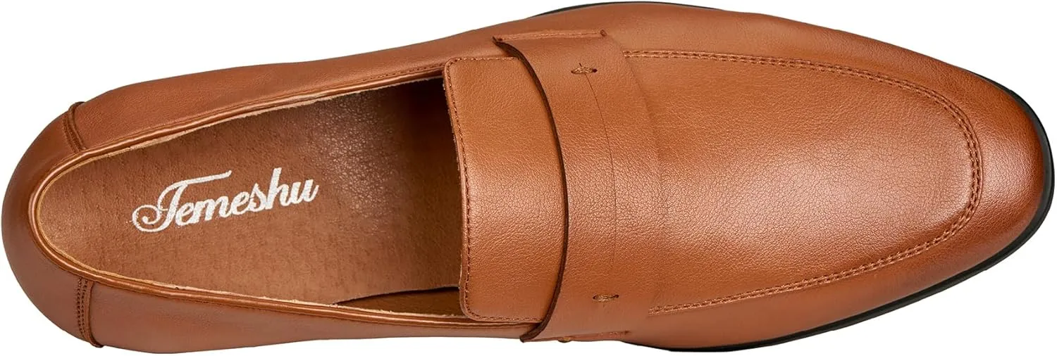 Men's Formal Penny Loafers Classic Slip-On Dress Shoes
