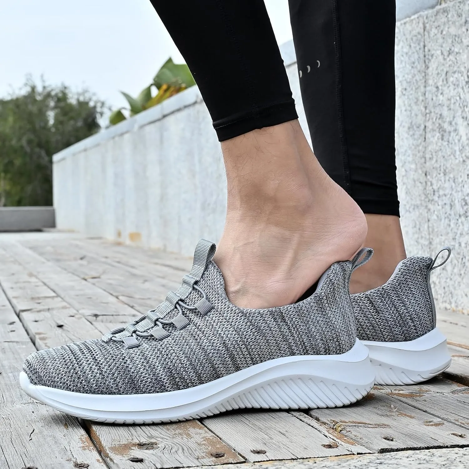 Mens Hands Free Shoes Casual Slip on Loafers Athletic Walking Shoes Sneaker