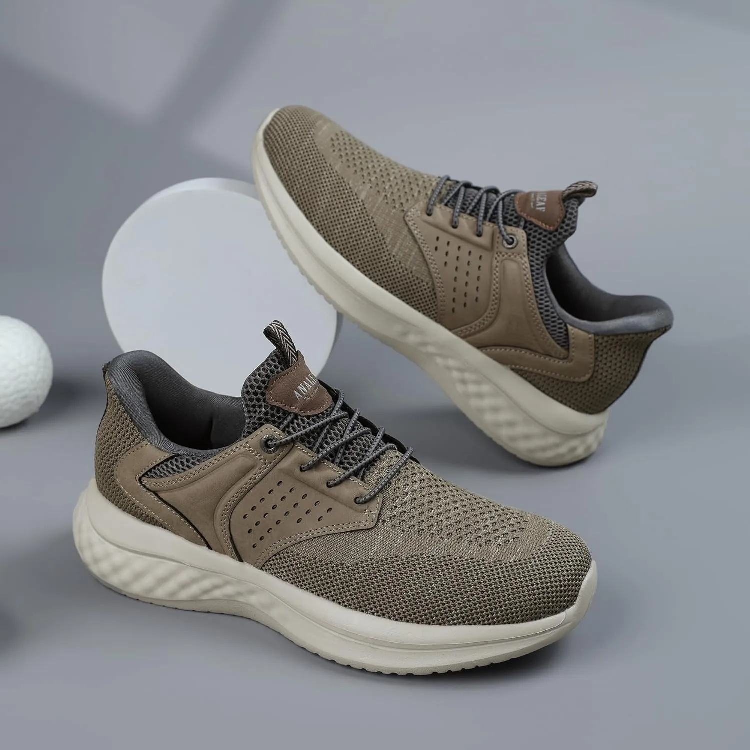 Mens Hands Free Walking Shoes Breathable Slip on Fashion Sneakers Daily Wear Casual Shoes