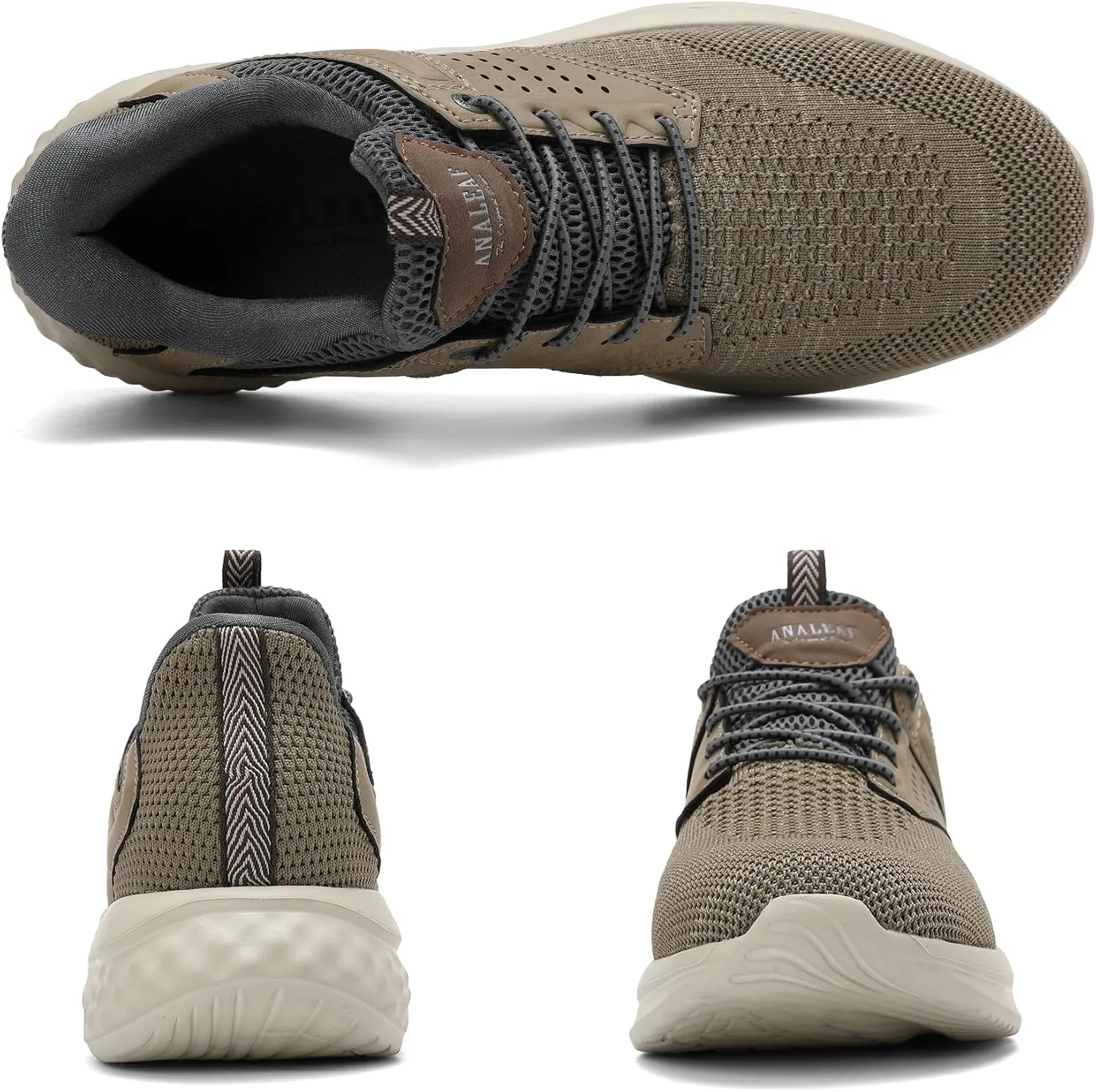 Mens Hands Free Walking Shoes Breathable Slip on Fashion Sneakers Daily Wear Casual Shoes