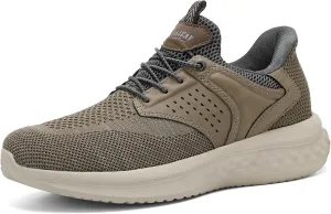 Mens Hands Free Walking Shoes Breathable Slip on Fashion Sneakers Daily Wear Casual Shoes