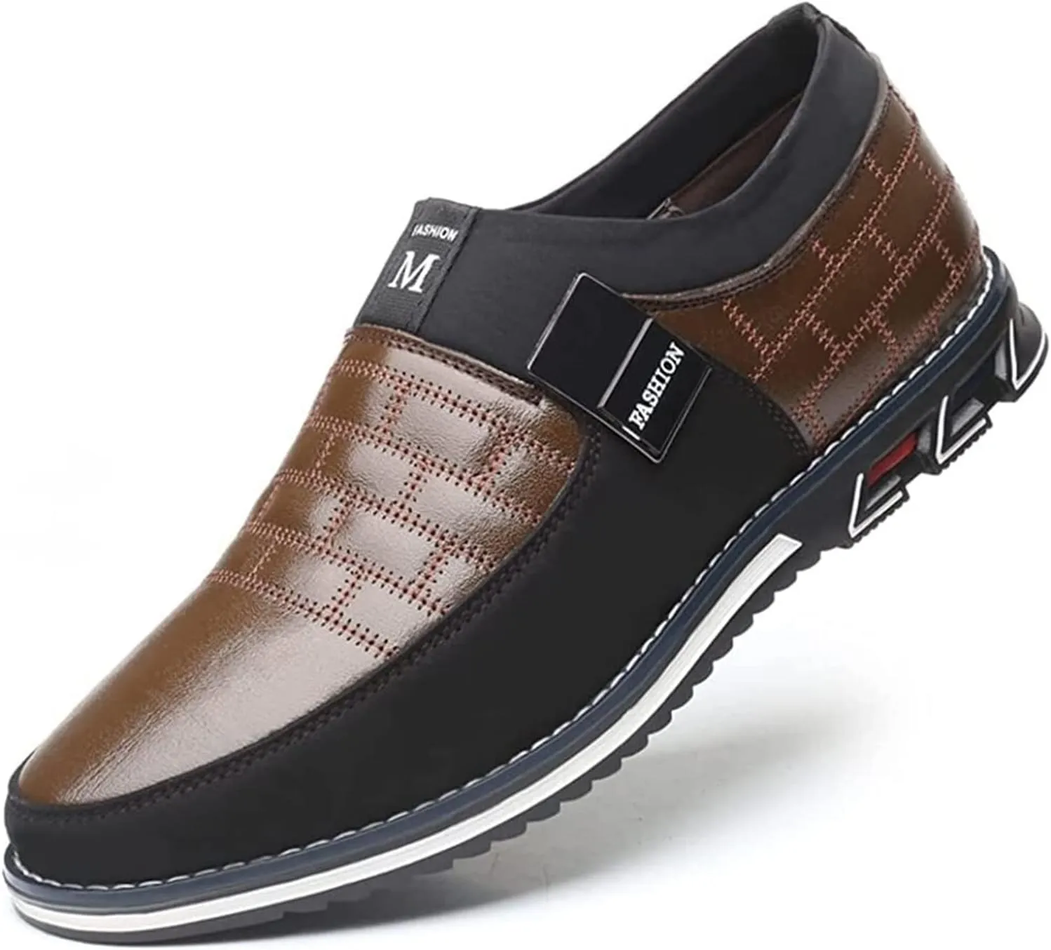 Mens Oxford Derby Orthopedic Leather Shoes Mens Casual Shoes Fashion Sneakers Men Walking Shoes Business Office Comfort Loafers