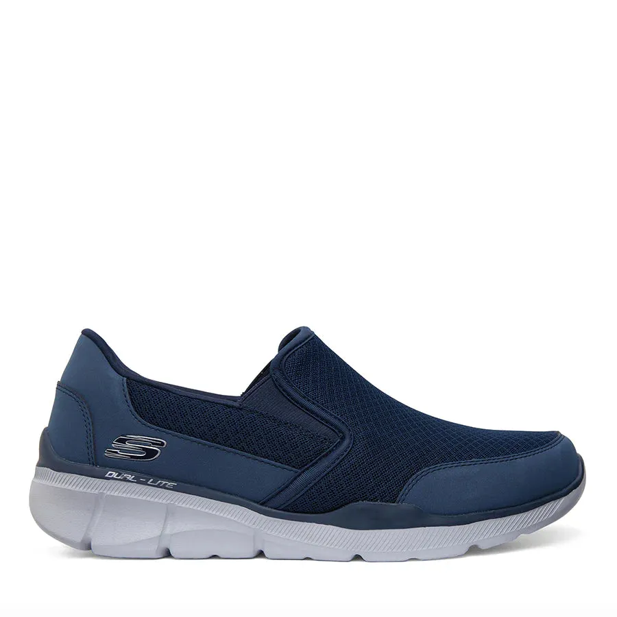 Men's Skechers Slip on Relaxed Fit: Equalizer 3.0 - Bluegate - Navy
