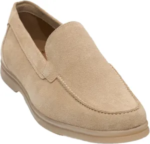 Men’s Suede Leather Slip-On Loafers - Business Smart Casual Moccasin-Style Shoes